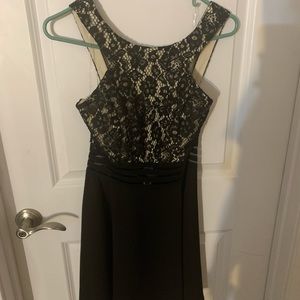 Black cocktail dress